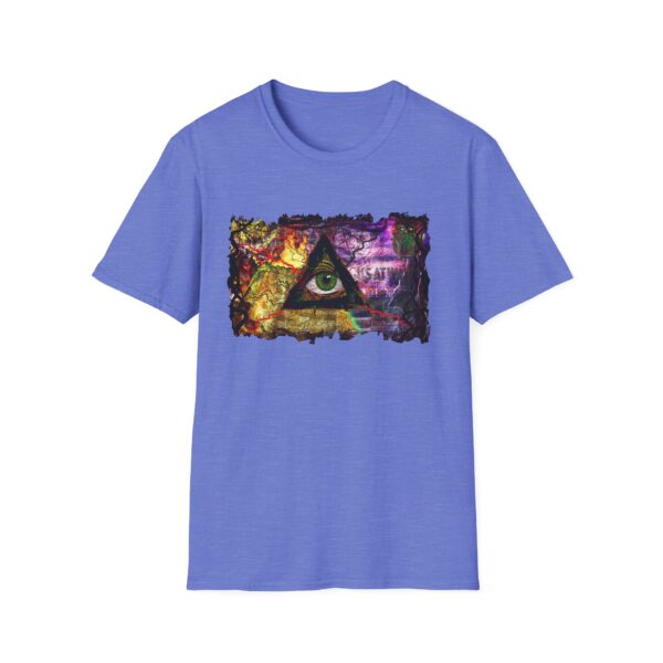 All Seeing Eye -  T-Shirt, Unisex Softstyle Tee, Trendy Graphic Top, Mystic Vibes Shirt - Image 8