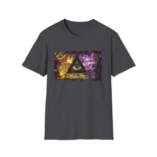 All Seeing Eye -  T-Shirt, Unisex Softstyle Tee, Trendy Graphic Top, Mystic Vibes Shirt - Image 7