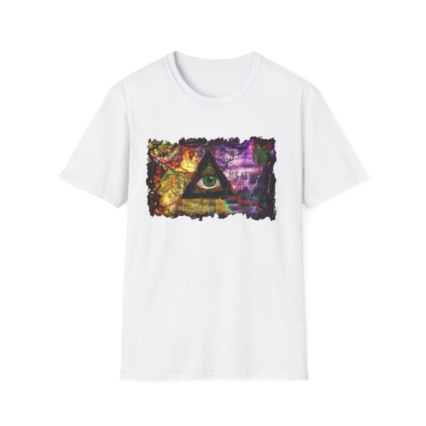 All Seeing Eye -  T-Shirt, Unisex Softstyle Tee, Trendy Graphic Top, Mystic Vibes Shirt - Image 5