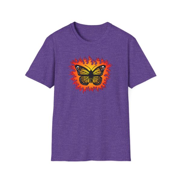 Flaming Butterfly - Softstyle T-Shirt - Image 9