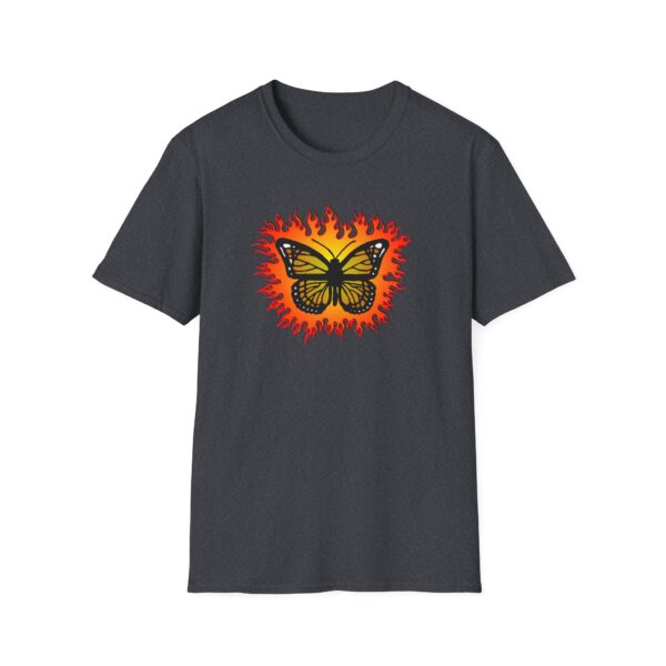 Flaming Butterfly - Softstyle T-Shirt - Image 7