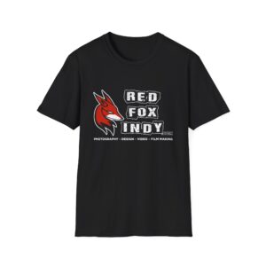 Red Fox Indy - Unisex Softstyle T-Shirt - Creative Photography Apparel