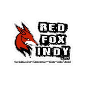 Red Fox Indy Logo Kiss-Cut Stickers