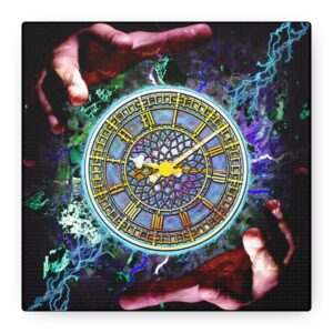 Time is an Illuzion Matte Canvas, Stretched, 1.25"