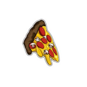 Gooey Pizza Kiss-Cut Stickers