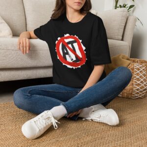 Anti AI Unisex Softstyle T-Shirt