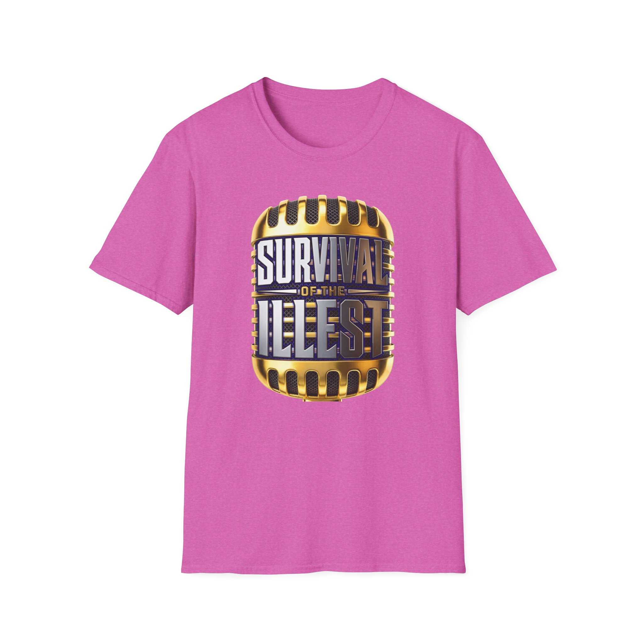 Survival of the Illest 1 sided Unisex Softstyle T-Shirt - Image 13
