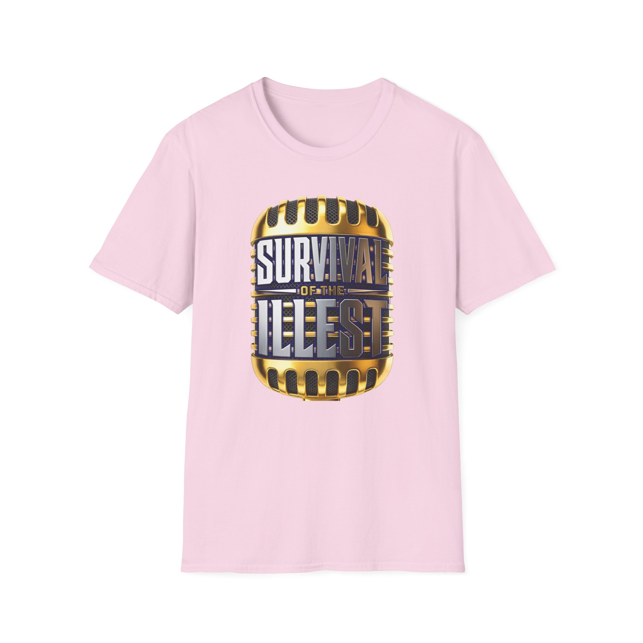 Survival of the Illest 1 sided Unisex Softstyle T-Shirt - Image 12