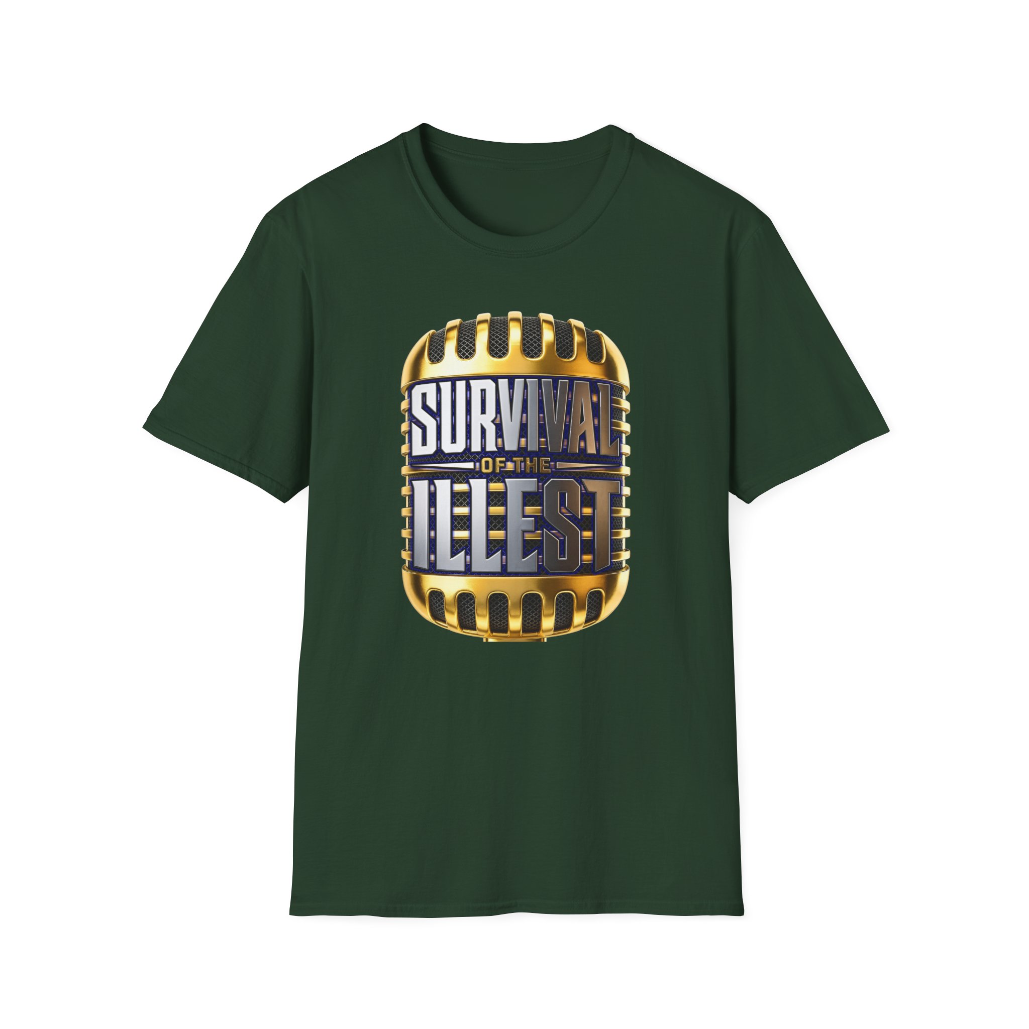 Survival of the Illest 1 sided Unisex Softstyle T-Shirt - Image 5