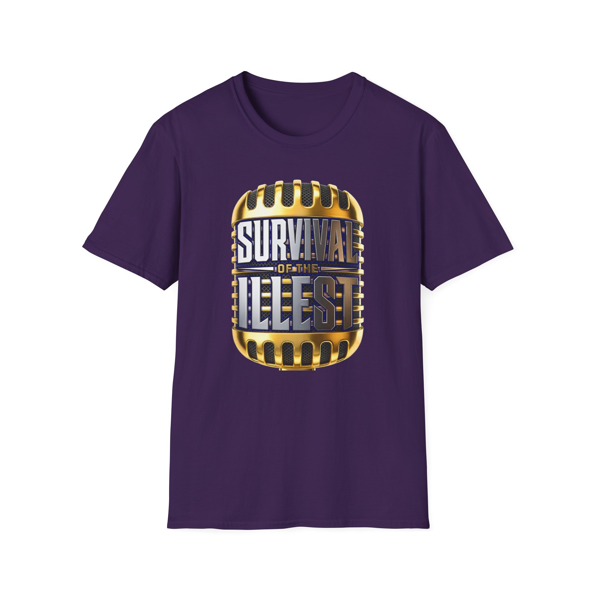 Survival of the Illest 1 sided Unisex Softstyle T-Shirt - Image 11