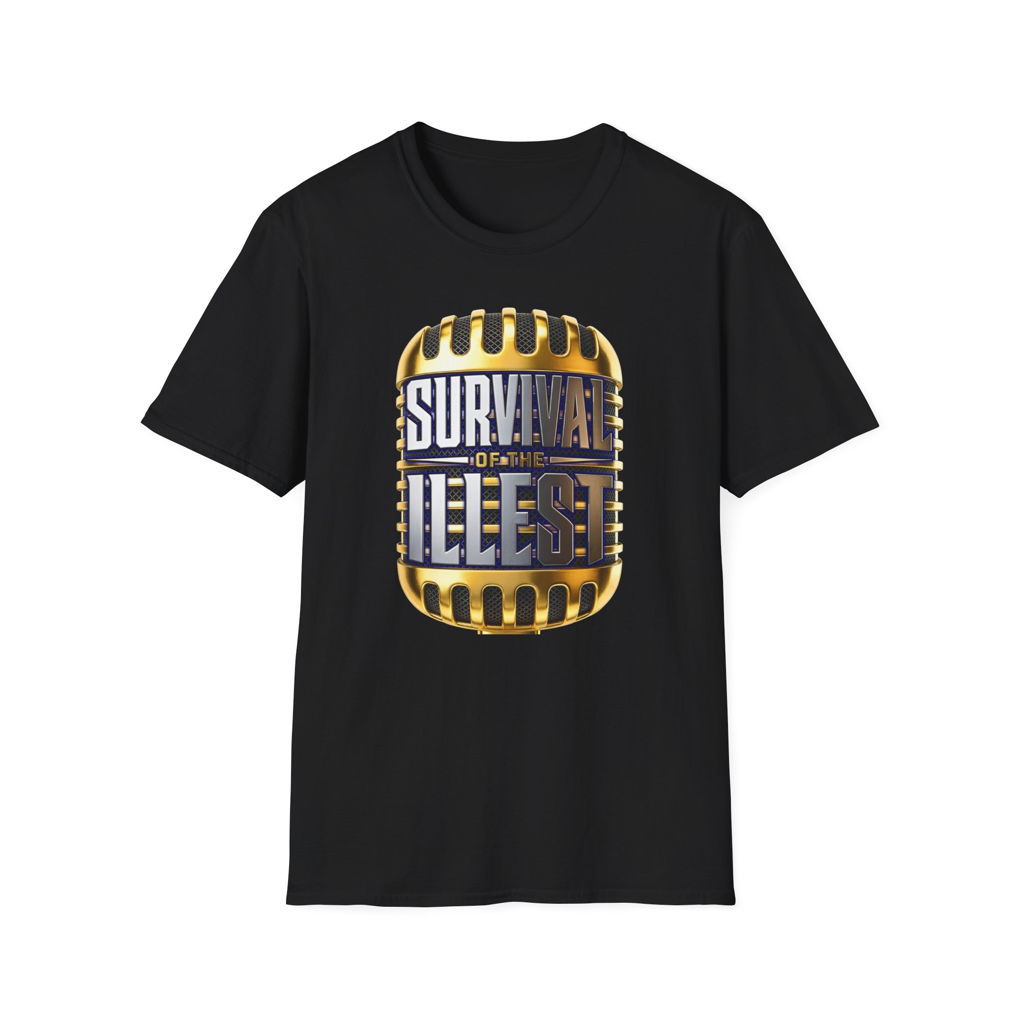 Survival of the Illest 1 sided Unisex Softstyle T-Shirt - Image 2
