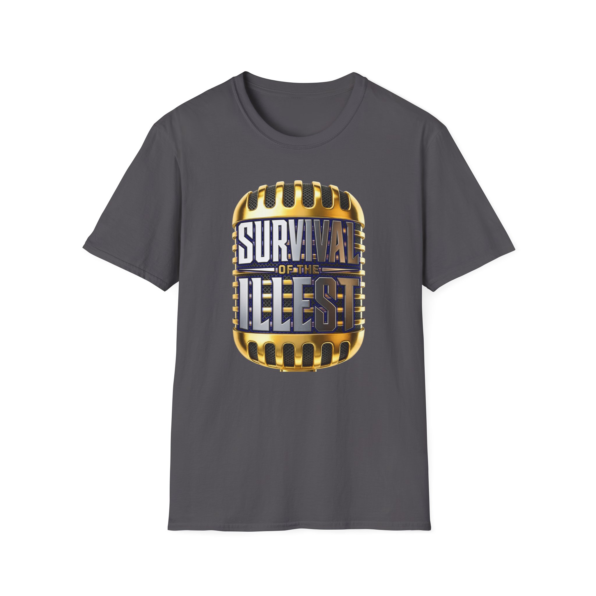 Survival of the Illest 1 sided Unisex Softstyle T-Shirt - Image 8